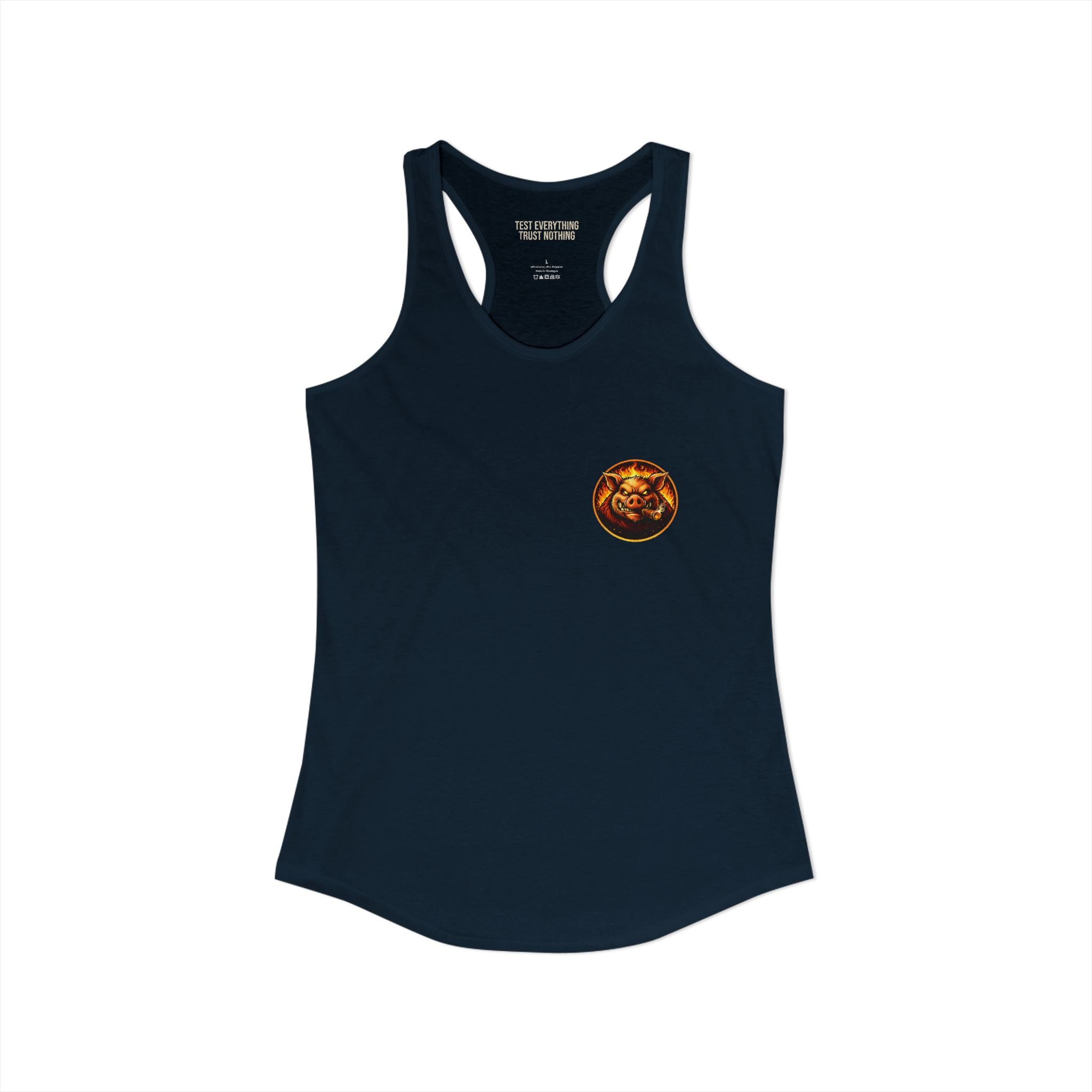 BBQ Test Pit Logo Women's Tank