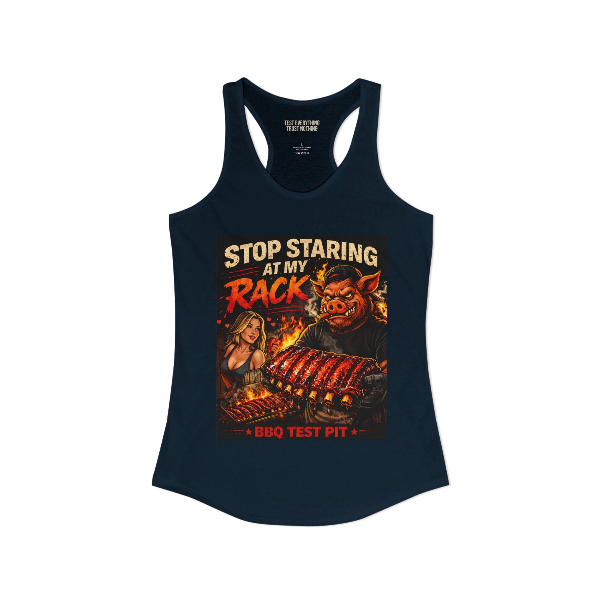 Stop Staring At My Rack Women's Tank
