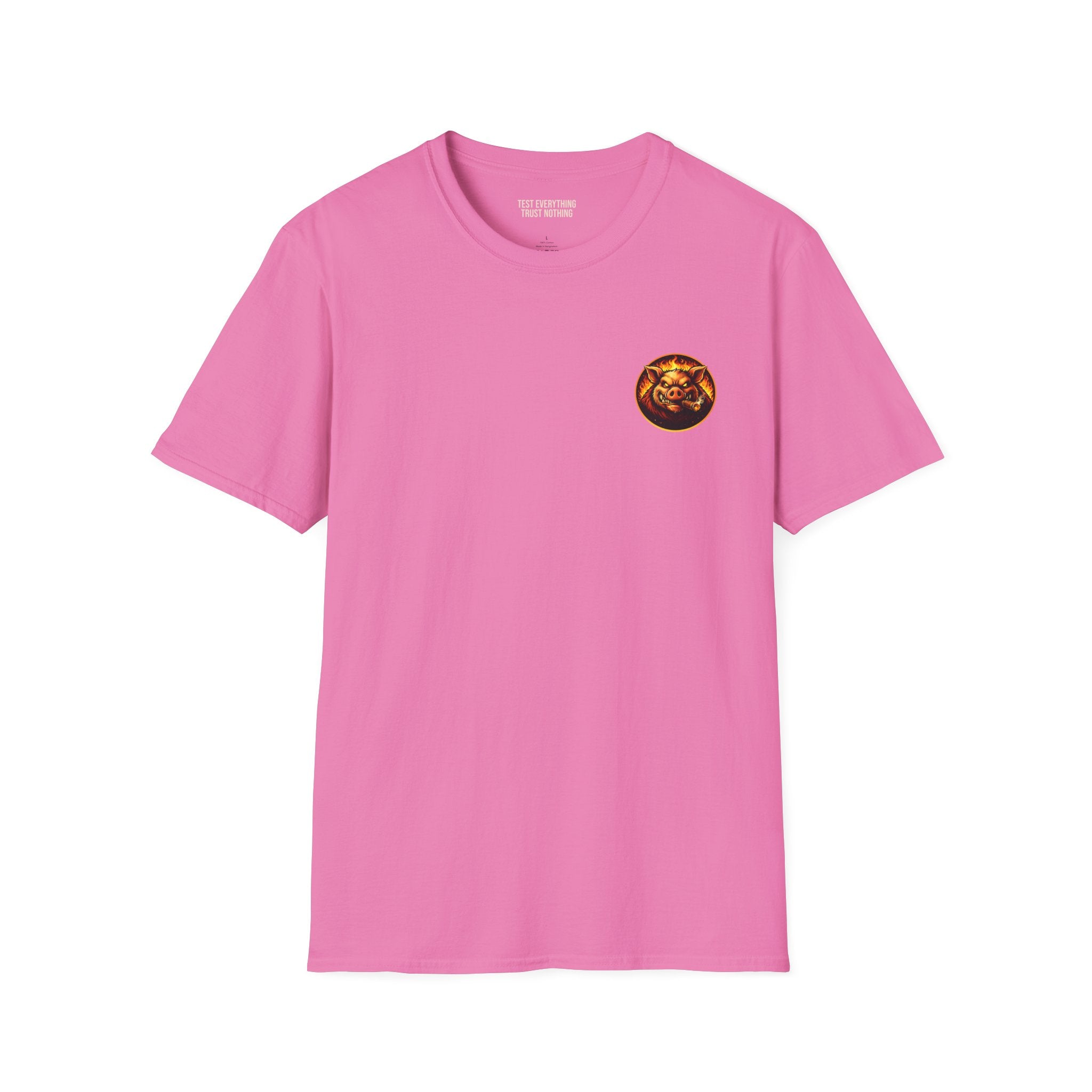 BBQ Test Pit Logo Tee — Premium Soft