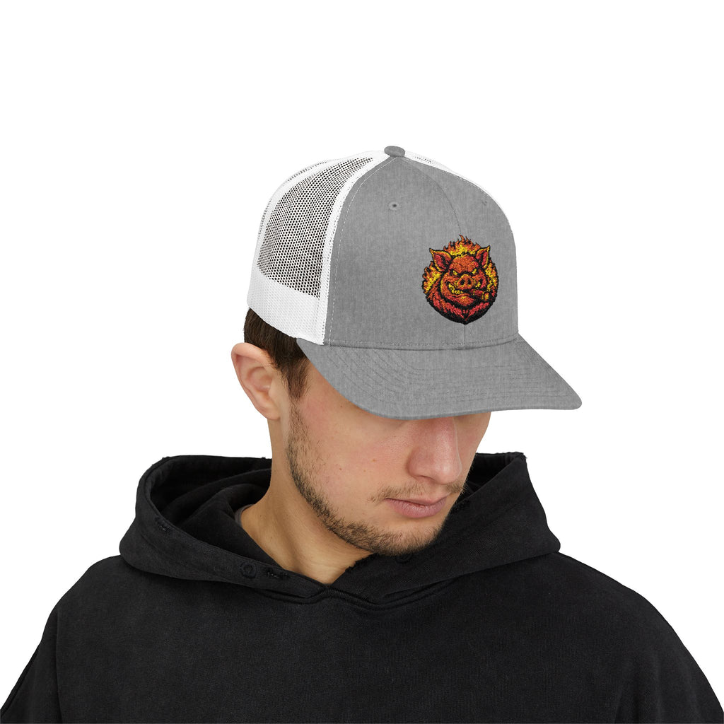 BBQ Test Pit Trucker Hat