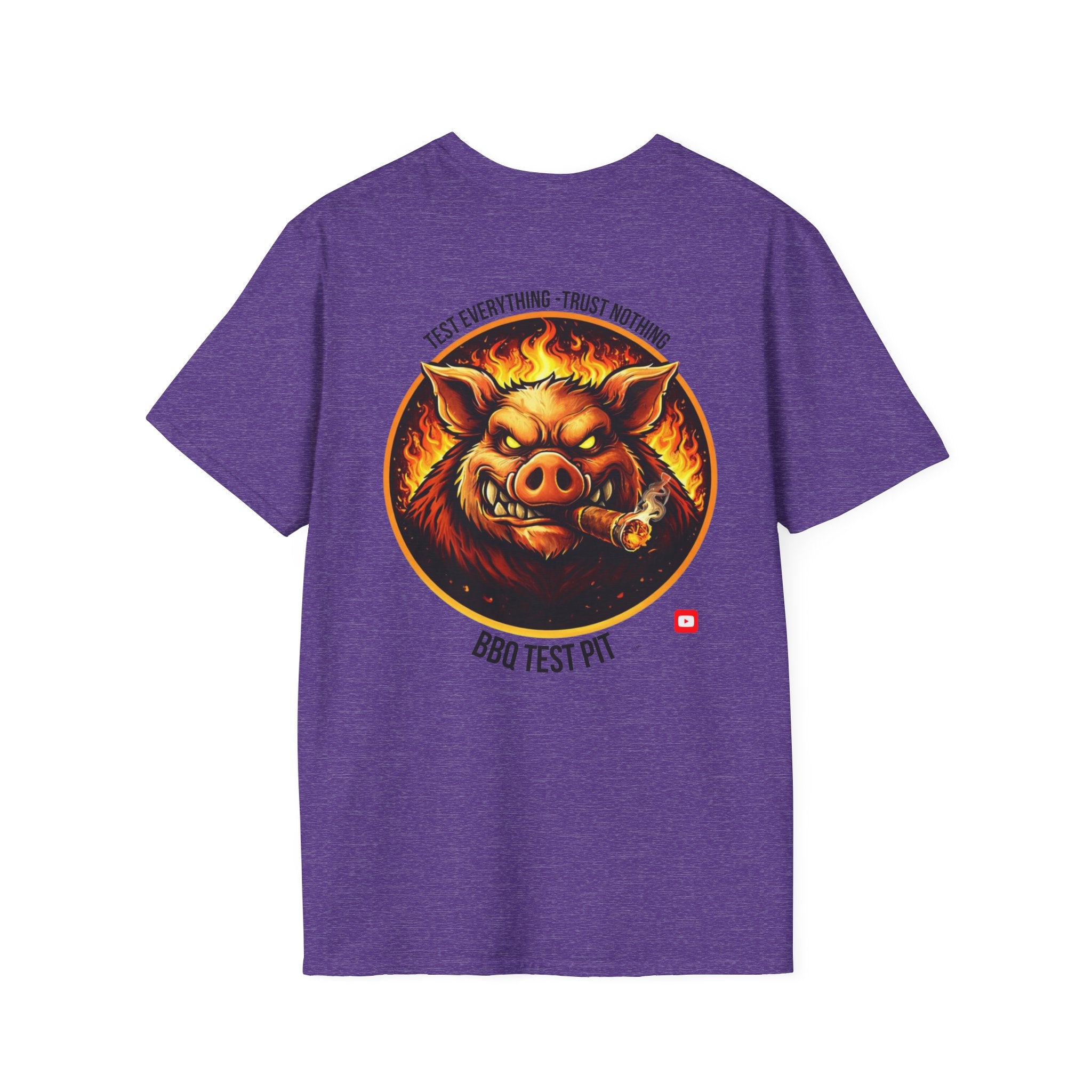 BBQ Test Pit Logo Tee — Premium Soft