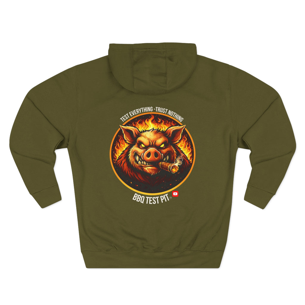 BBQ Test Pit Logo Hoodie