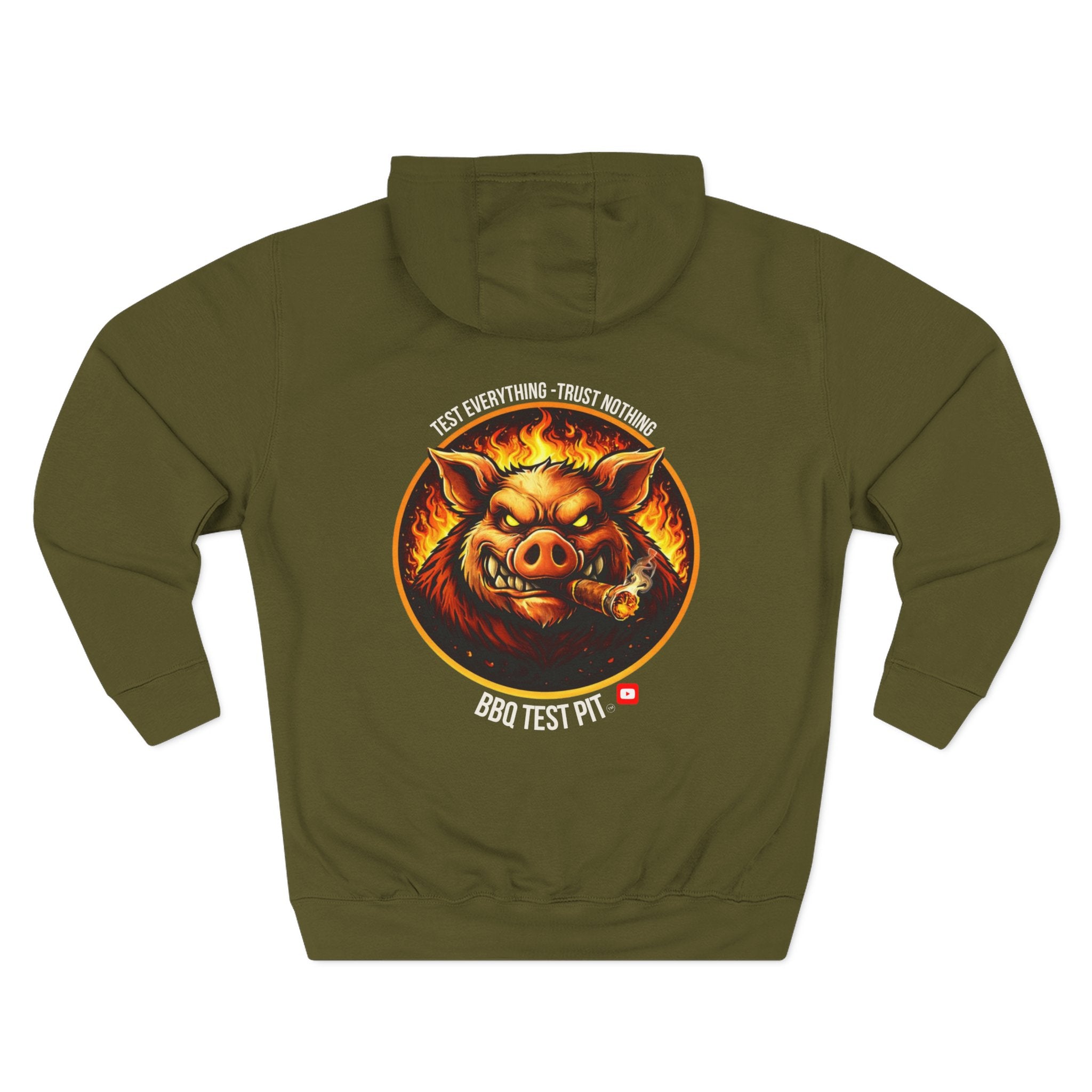 BBQ Test Pit Logo Hoodie