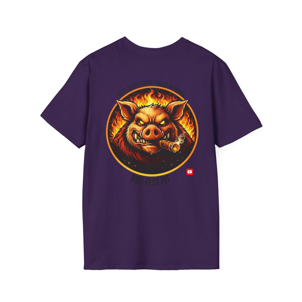 BBQ Test Pit Logo Tee — Premium Soft