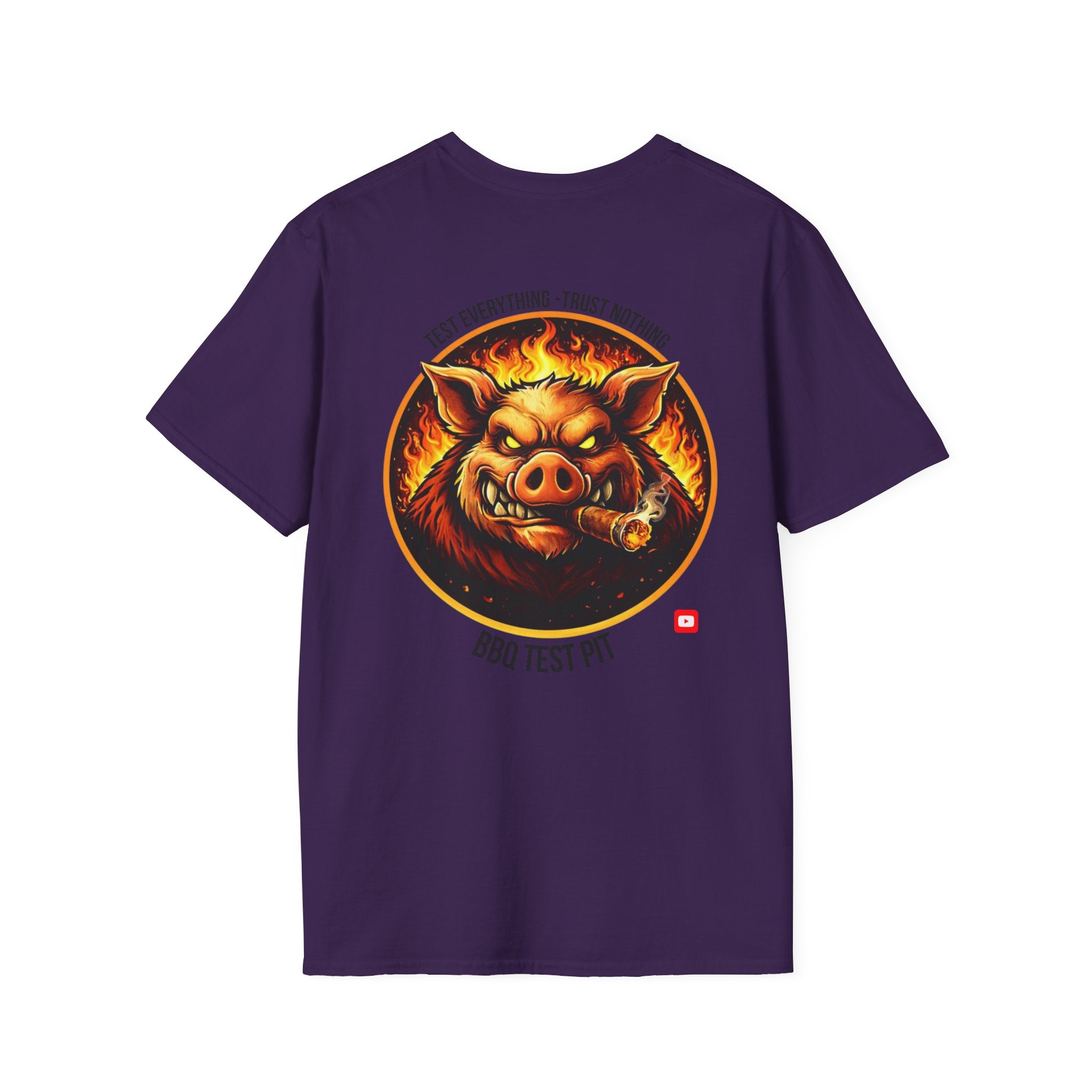 BBQ Test Pit Logo Tee — Premium Soft